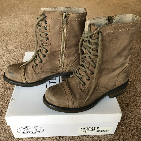 Steve Madden Stone Troopa Combat Boot 